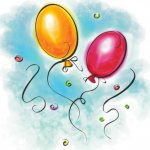 Рисунок Воздушный шар для детей карандашом, гуашью
